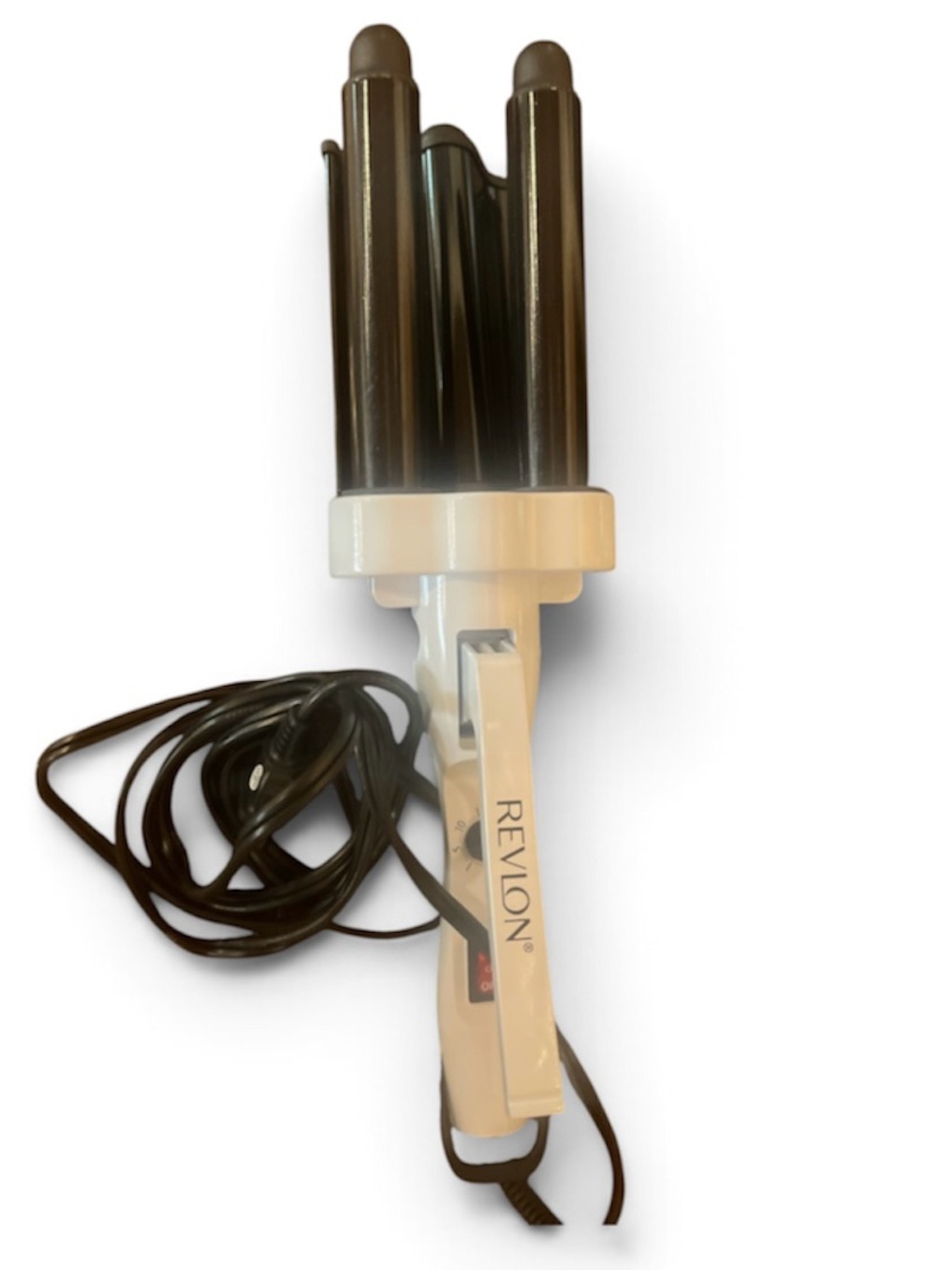 Revlon Large Triple Barrel Waver - White and Black